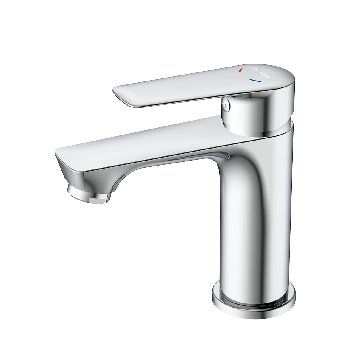 Смеситель DECOROOM DR27 для умывальника монолитный (DR27011) - фото 1