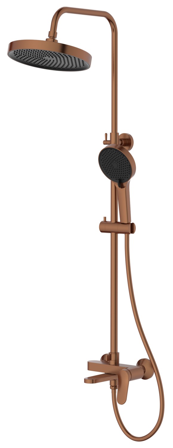 Душевая система BELZ брашированное розовое золото (B24786-2) - фото 1