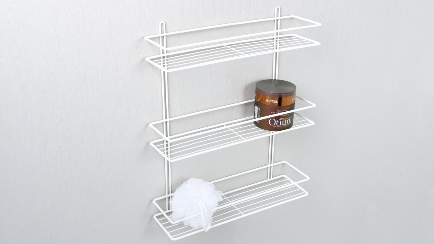 Полка Fixsen прямая трехэтажная белая (FX-730W-3) - фото 2