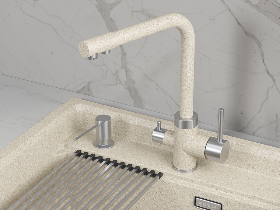 Смеситель для кухни GRANULA (5015, ПИРИТ) - фото 2