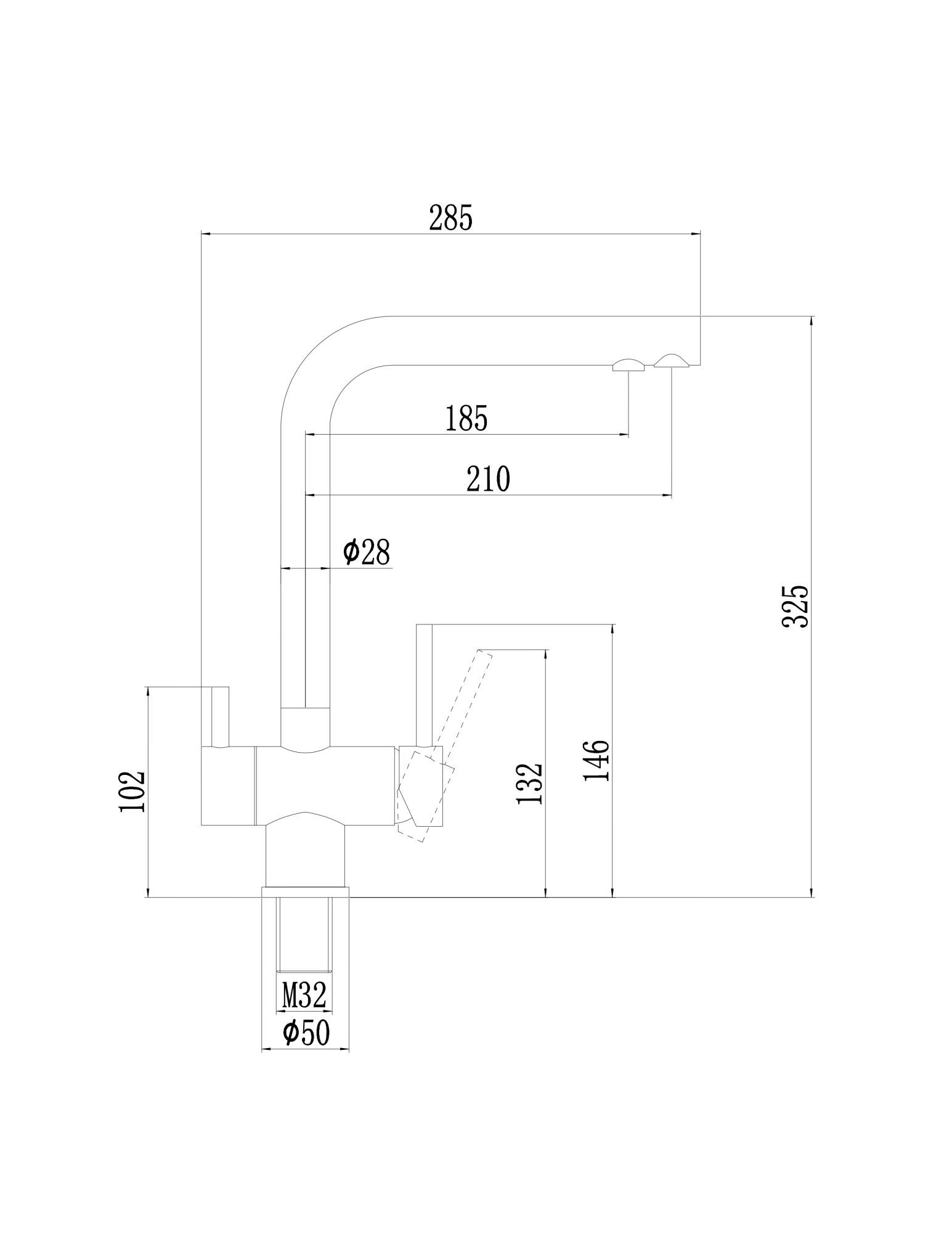 Смеситель Fmark для кухонной мойки под фильтр питьевой воды(FS1362Q) - фото 2