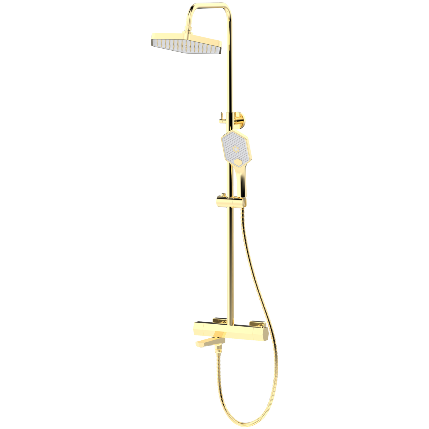 Душевая система HAIBA золотой (HB24726-5) - фото 1