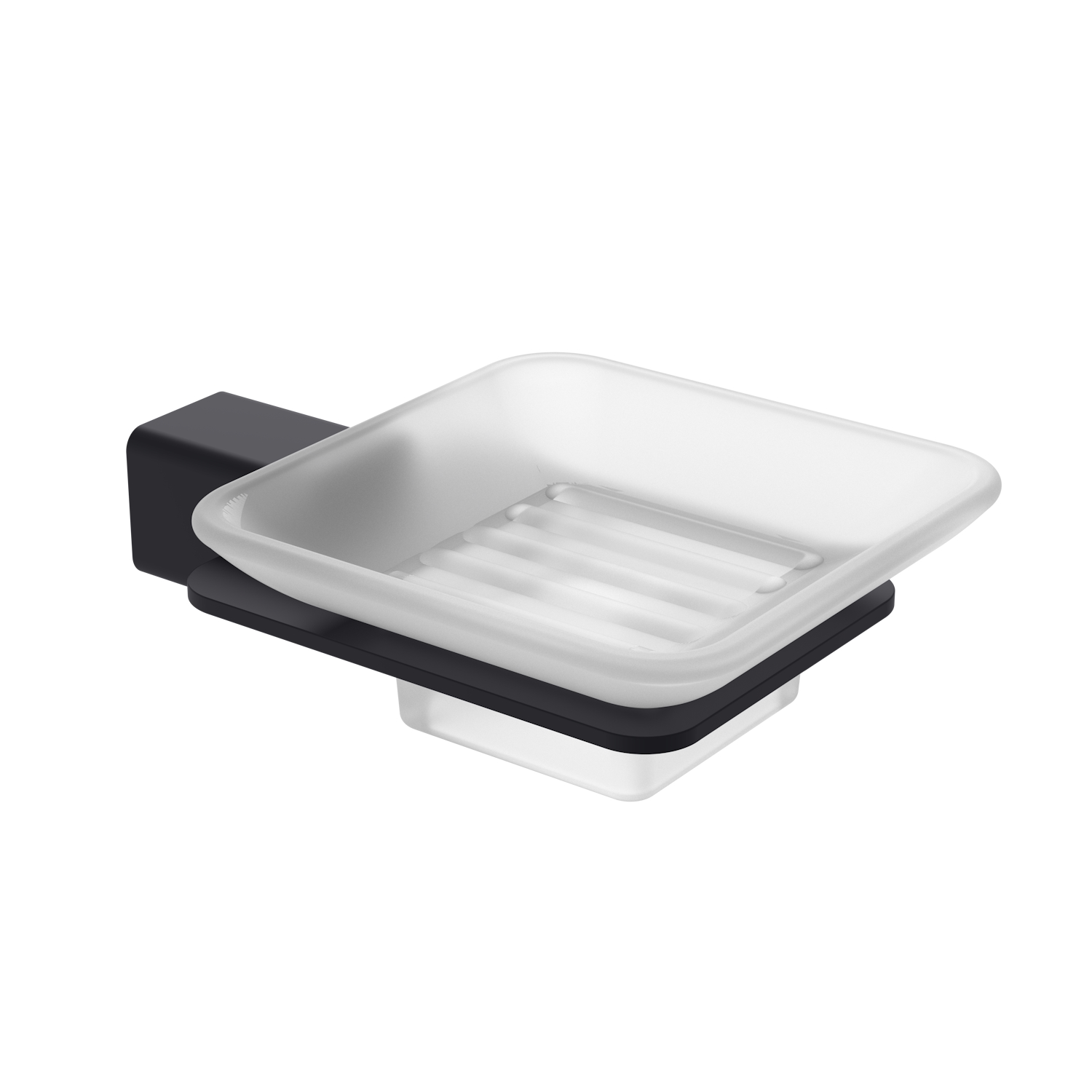 Мыльница Raglo с держателем, черный (R301.02.06) - фото 1