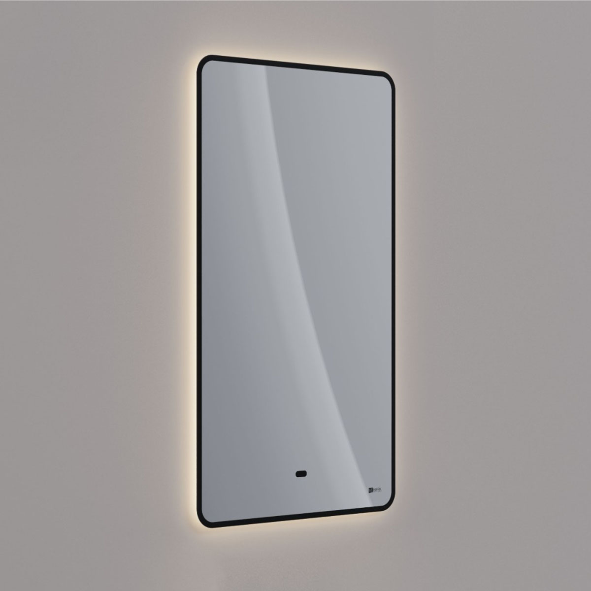 Зеркало Lemark MIOBLACK 45х80 см с интерьерной подсветкой, с подогревом (LM45ZM-black) - фото 2