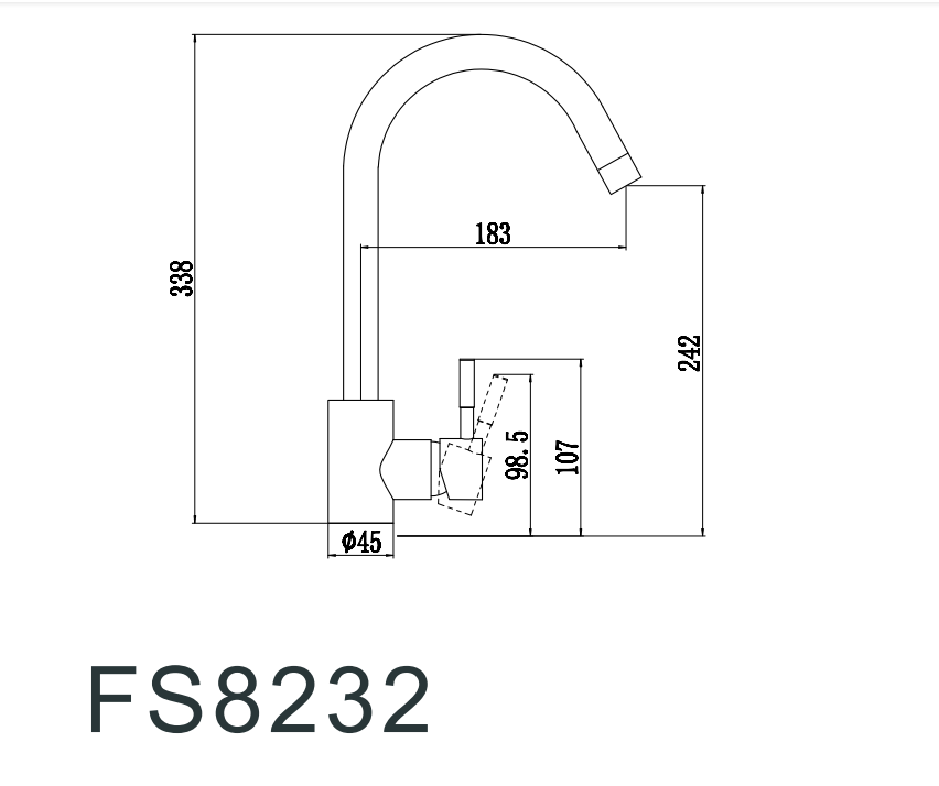 Смеситель для кухонной мойки Fmark (FS8232H) - фото 2