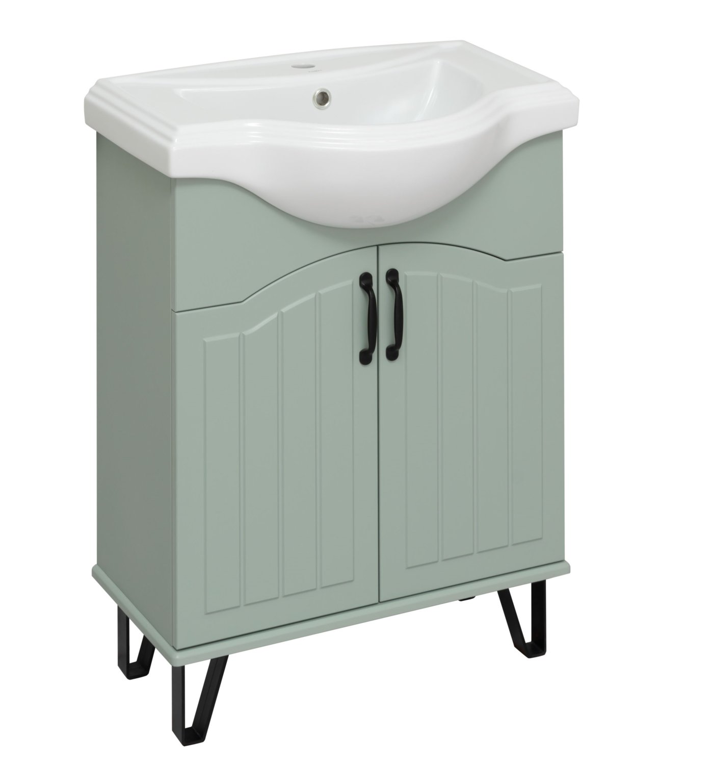 Тумба Runo Марсель 65 мята под умывальник УТ000003755 (Классик 65) (00-00001217) - фото 1