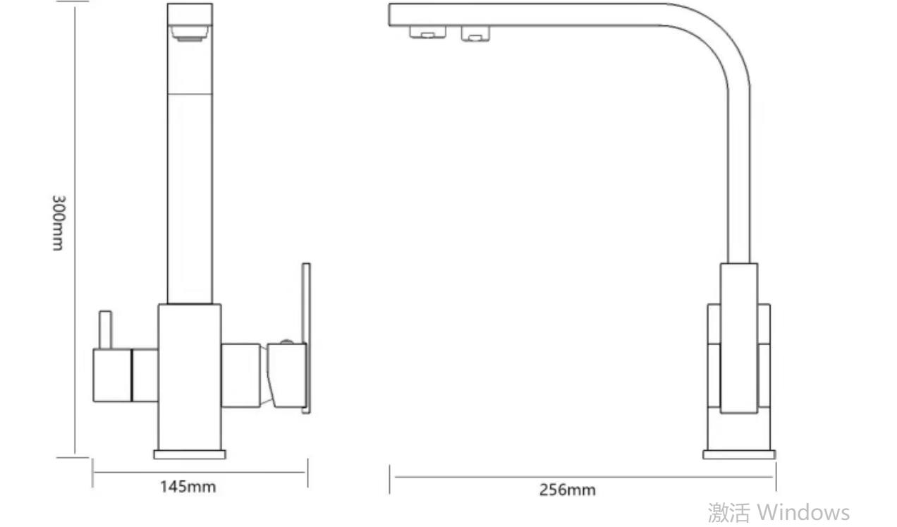Смеситель для кухонной мойки под фильтр питьевой воды Savol (S-L1807C) - фото 2