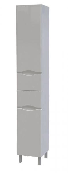 Шкаф-пенал АВН Латтэ 35 с ящиками белый правый (41.44 (1)) - фото 1