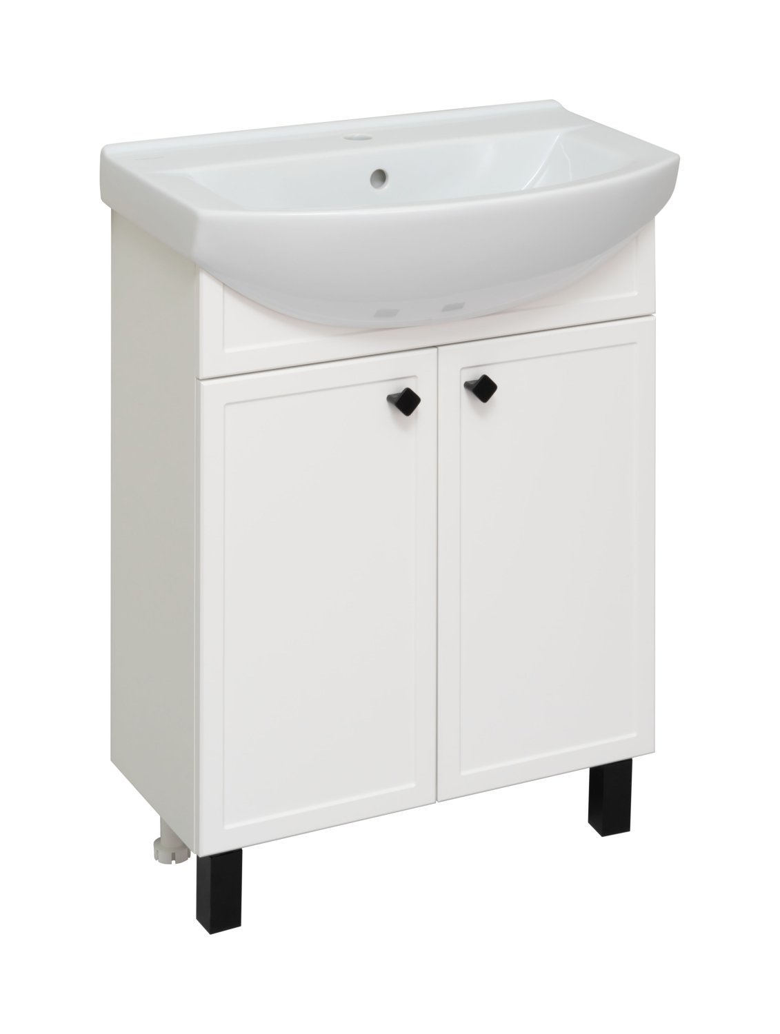 Тумба Runo Римини 65 белая под умывальник 00-00001182 (Best 65) (00-00001254) - фото 1