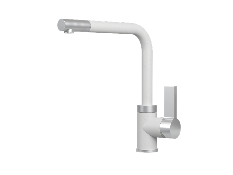 Смеситель для кухни GRANULA (5504, АРКТИК (БЕЛЫЙ))