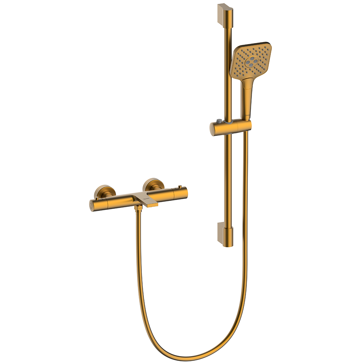 Смеситель Lemark Valday для ванны, термостатический (LMF-8142B-BRG) - фото 1