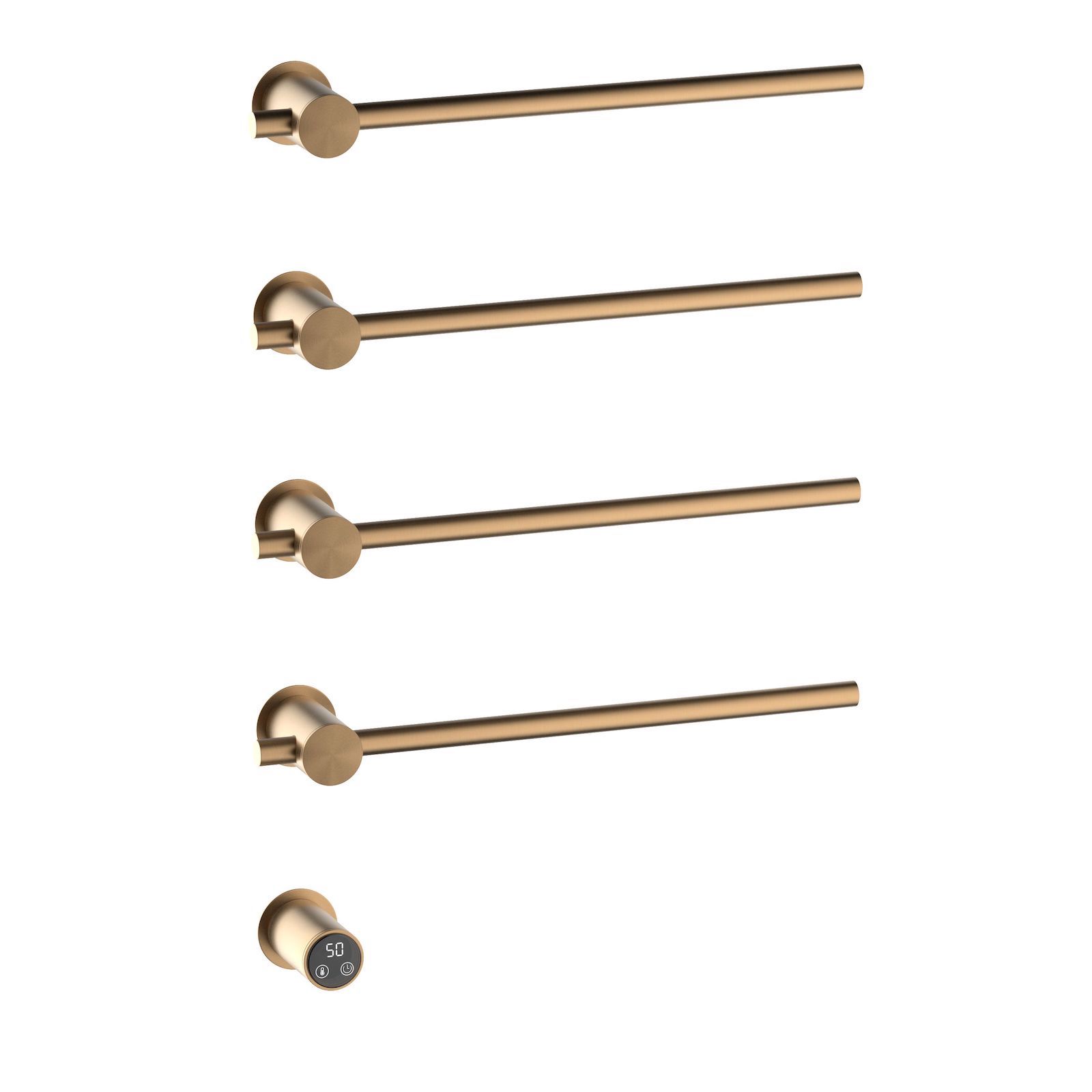 Полотенцесушитель электрический, встроенный Timo Saona розовое золото (040/19SM) - фото 1