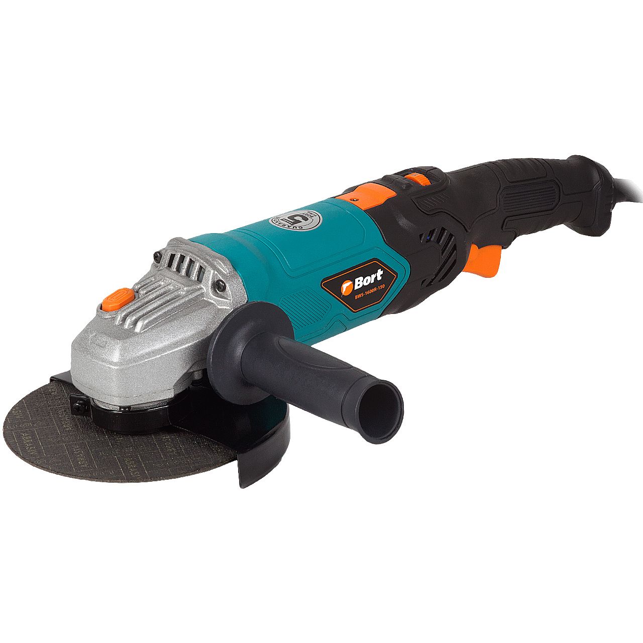 Машина шлифовальная угловая Bort BWS-1600R-150 (93727529) Машина шлифовальная угловая Bort BWS-1600R-150 (93727529) - фото 2