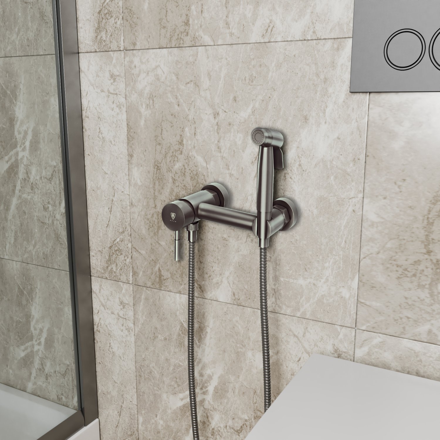 Гигиенический душ встраиваемый RUSH Melos графит (SUS1101-99Grey) - фото 2