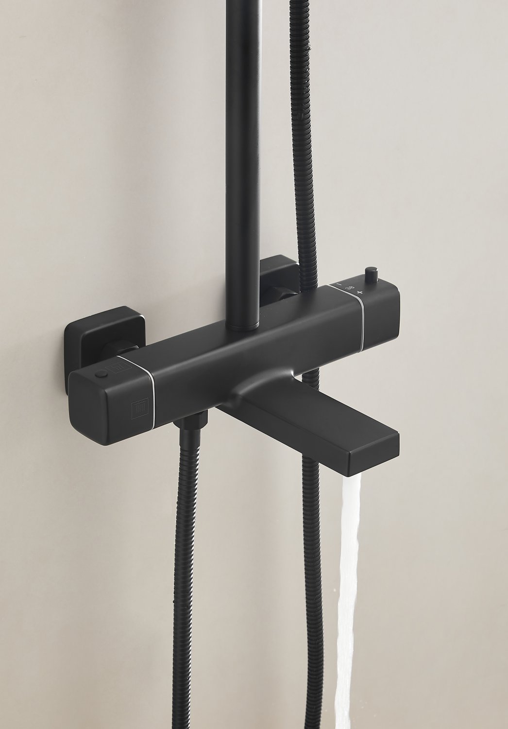 Душевая система HAIBA черный (HB24537-7) - фото 2