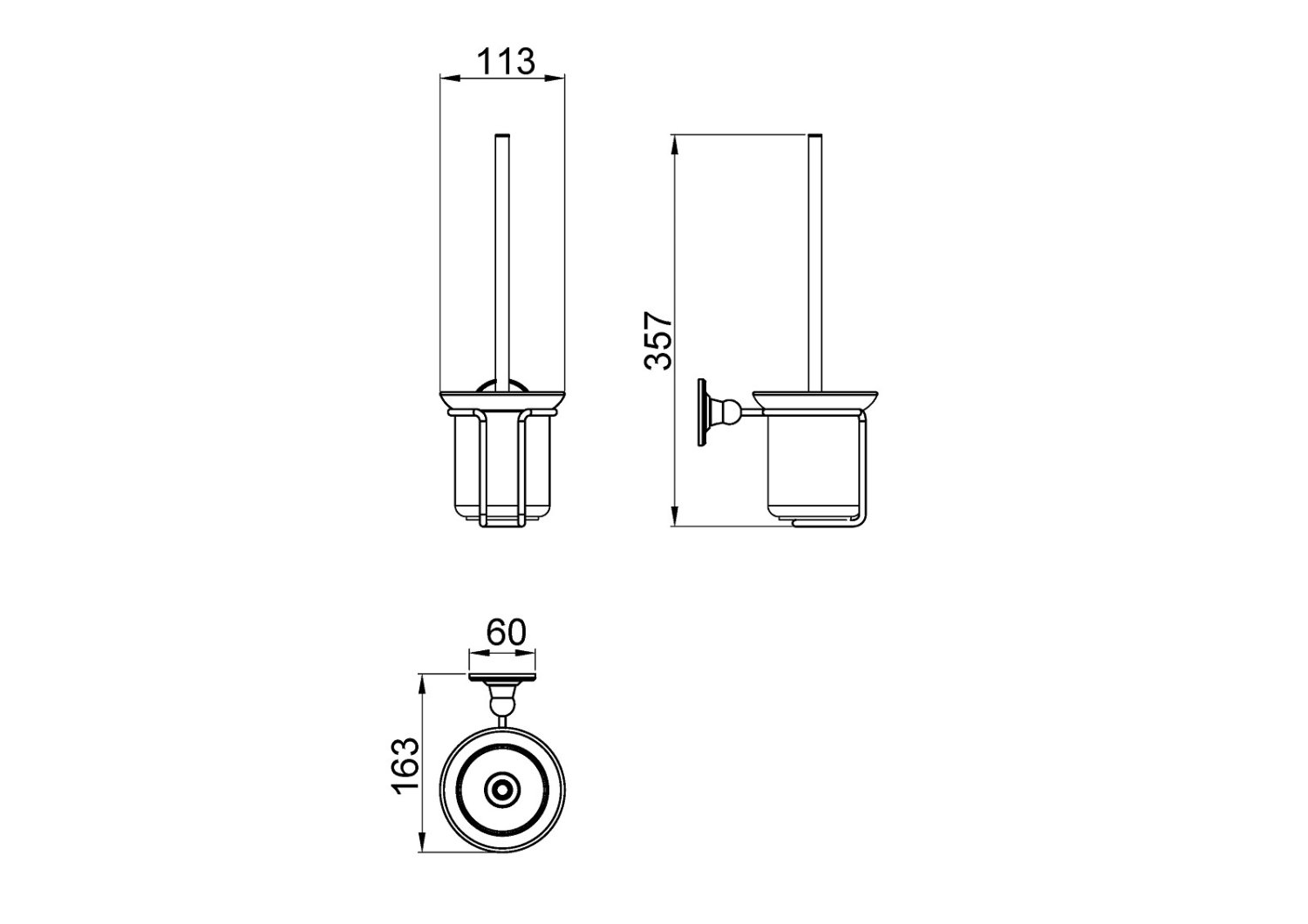 Ершик для туалета Timo Nelson (150061/00) - фото 2