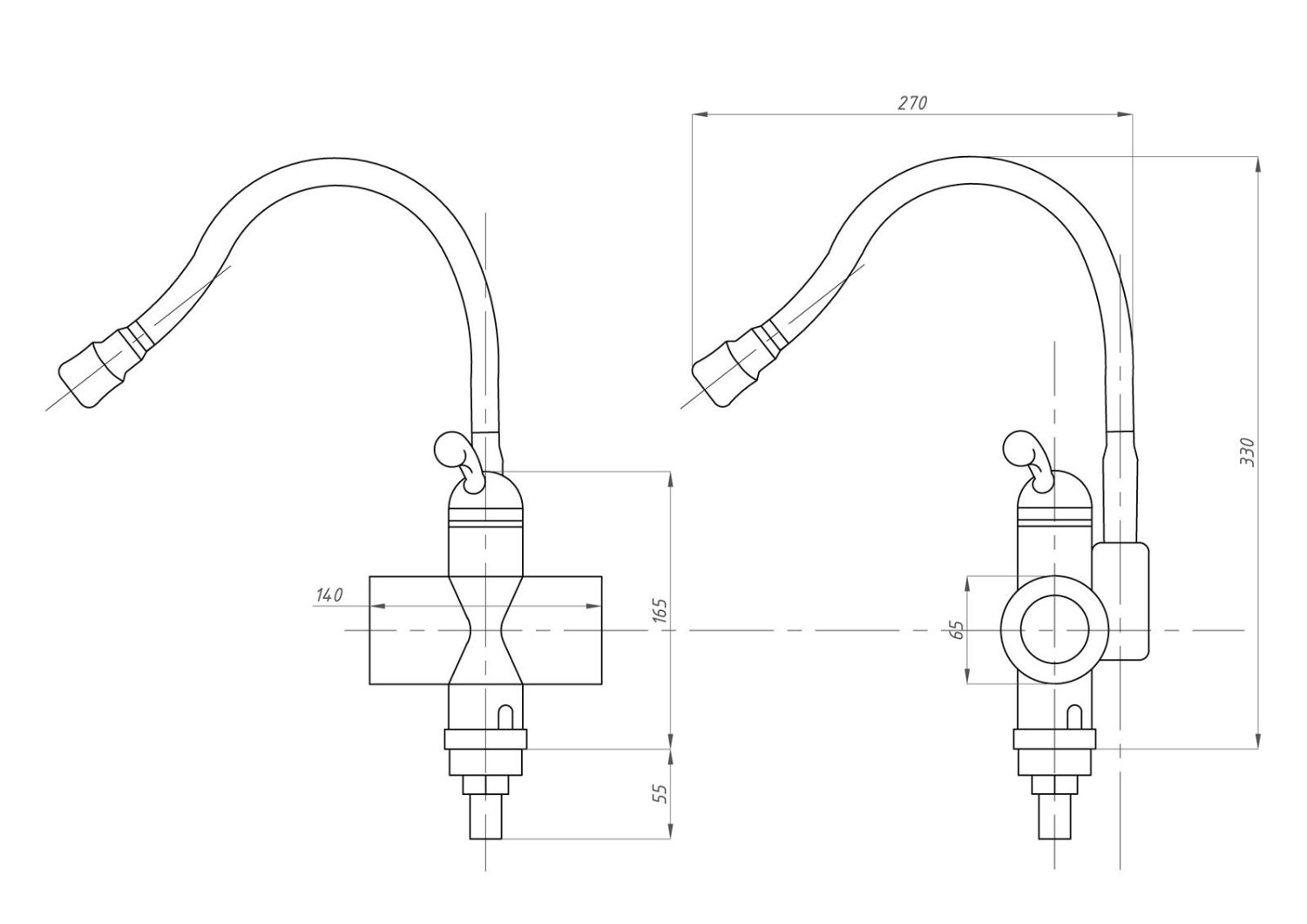 Проточный водонагреватель TSARSBERG электрический гибкий излив (TSB-WH1103) - фото 3