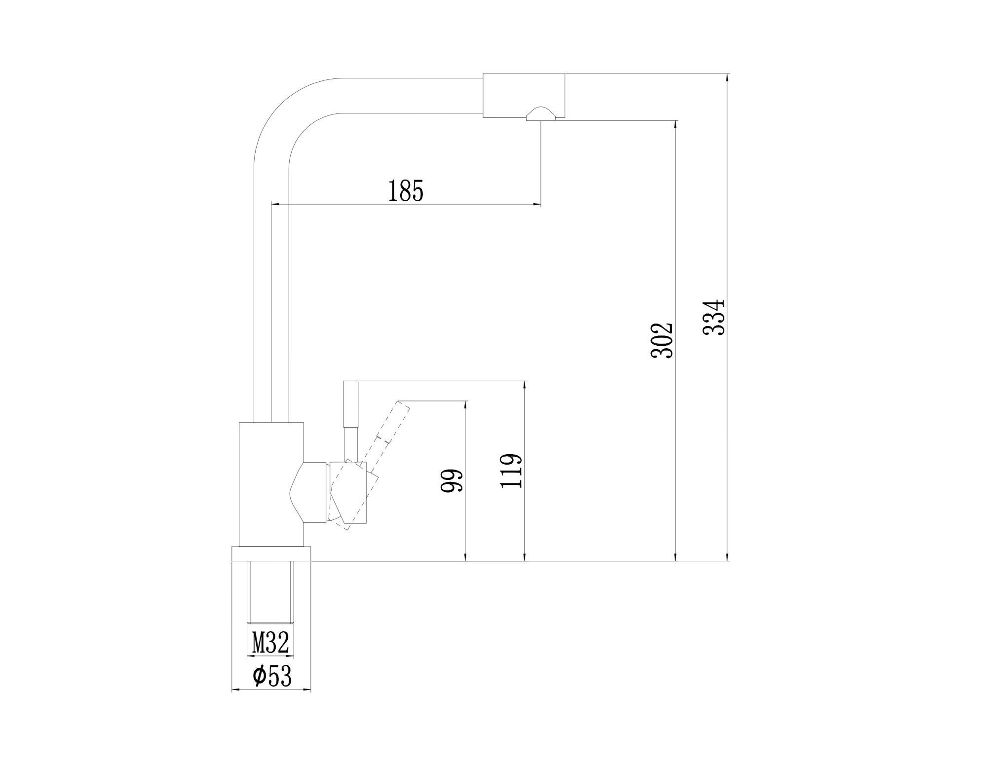 Смеситель для кухонной мойки Fmark (FS8233Q) - фото 10