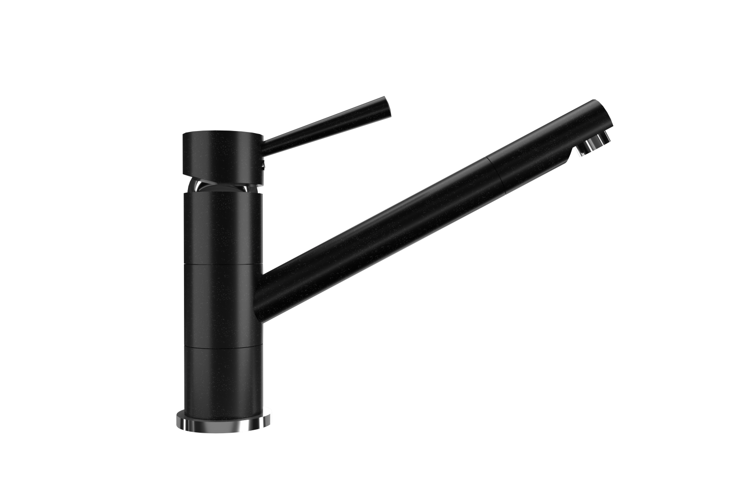 Смеситель для кухни Ulgran Classic ультра-черный (U-025-344)