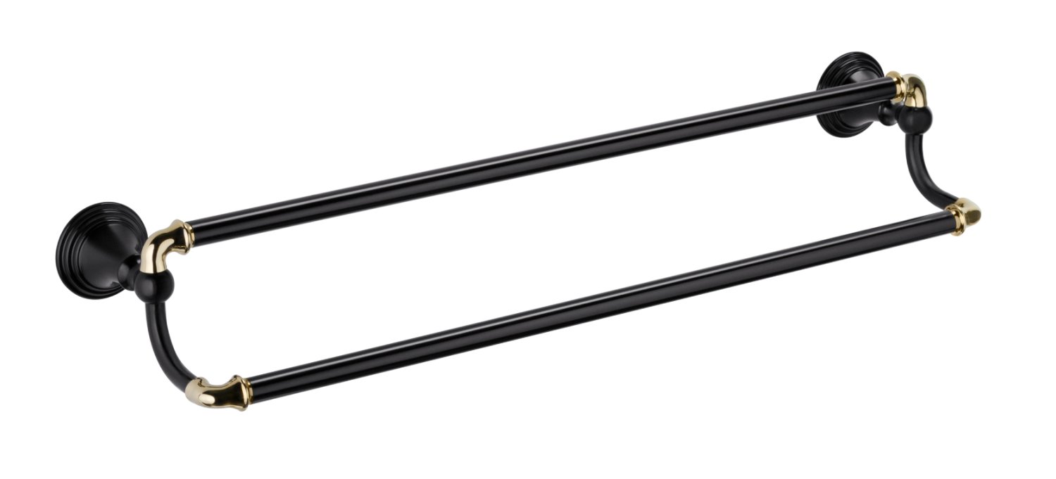 Полотенцедержатель FIXSEN Luksor рубчатый 2-ой (FX-71602B) - фото 1