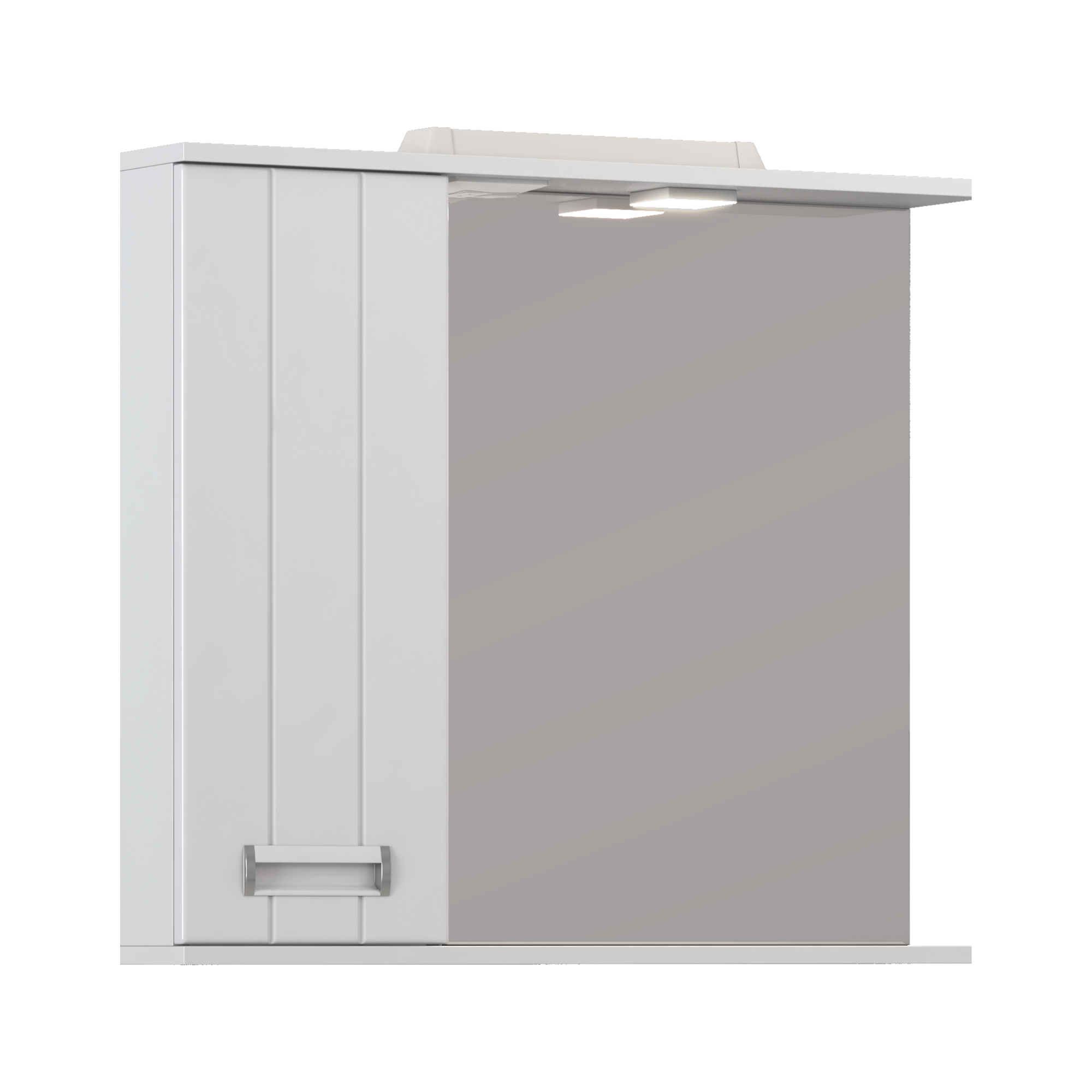 Шкаф VIGO навесной с зеркалом Diana 800 (левый) со спотом (z.DIA.80.L.El) - фото 1