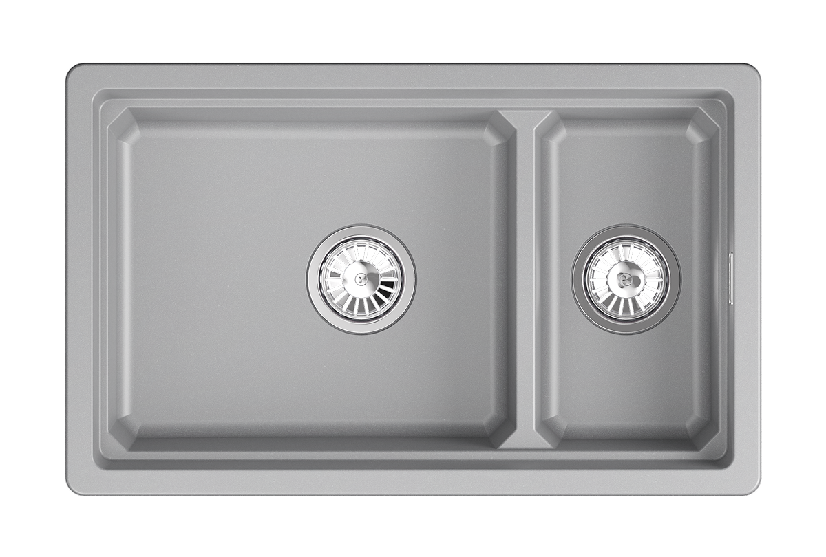 Кухонная мойка GRANULA кварц (7304iU, АЛЮМИНИУМ) - фото 2