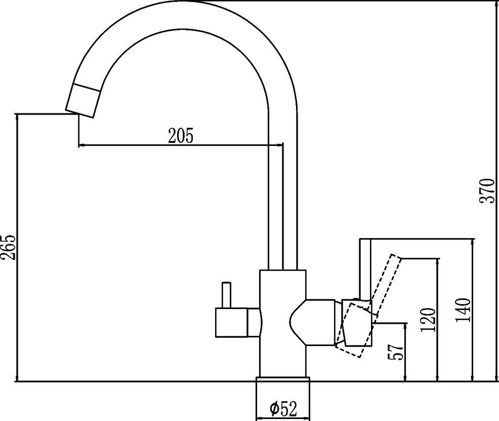 Смеситель для кухонной мойки с фильтром питьевой воды Savol (S-L1802) - фото 2