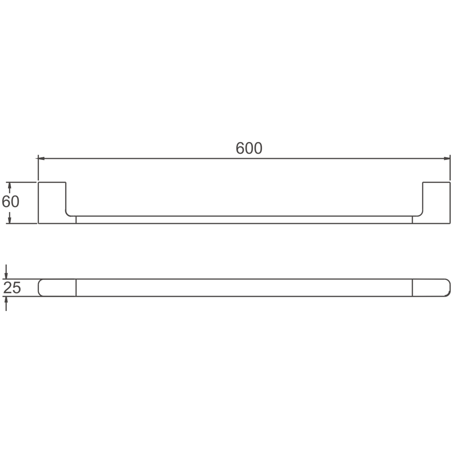 Держатель для полотенец BELZ черный (B90901) - фото 2