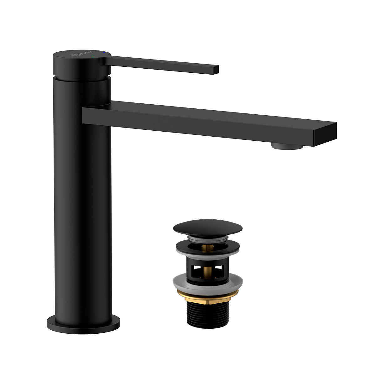 Смеситель Lemark Valday для раковины (LMF-8112B-BL) - фото 1