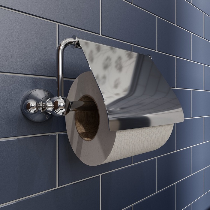Держатель для туалетной бумаги с крышкой IDDIS Retro сплав металлов (RETSSC0i43) - фото 3
