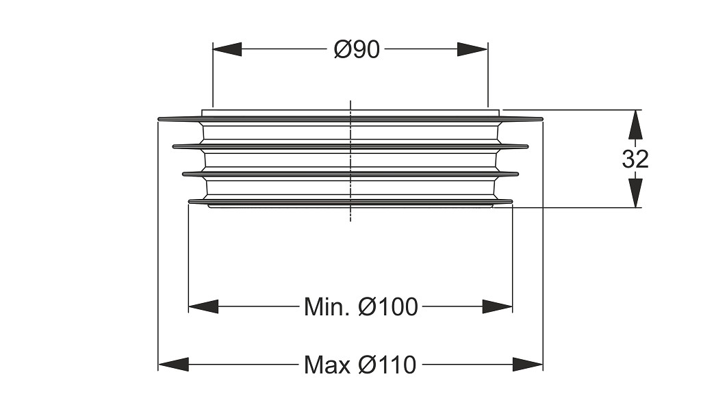 Манжета BONOMINI (GU3926) Манжета BONOMINI (GU3926)