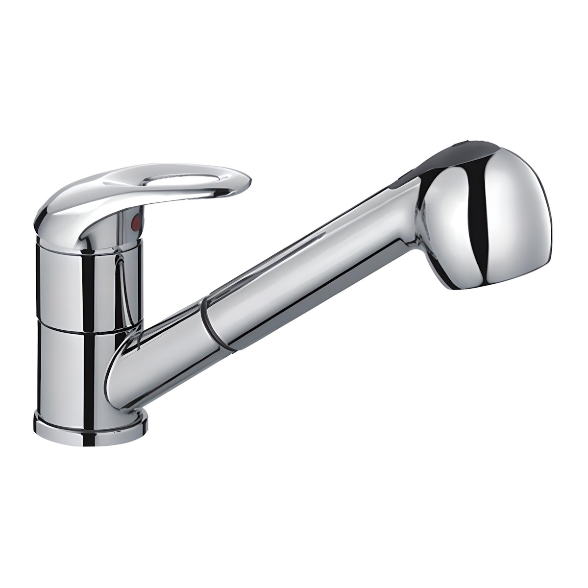 Смеситель для кухни CRON, хром, выдвижной излив (CN6003) - фото 1