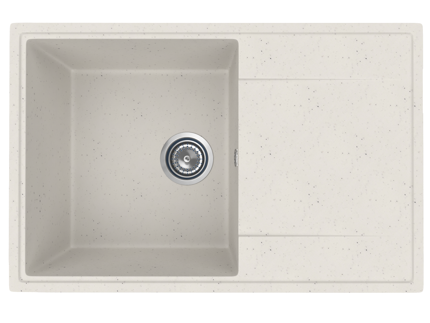 Мойка Practik белый камень (PR-M 735-001) - фото 1