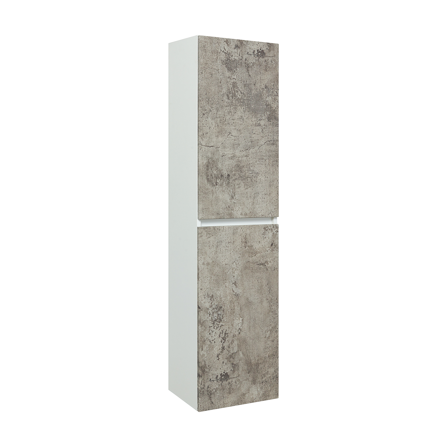 Пенал Runo универсальный серый бетон Манхэттен 35 (00-00001020) - фото 1