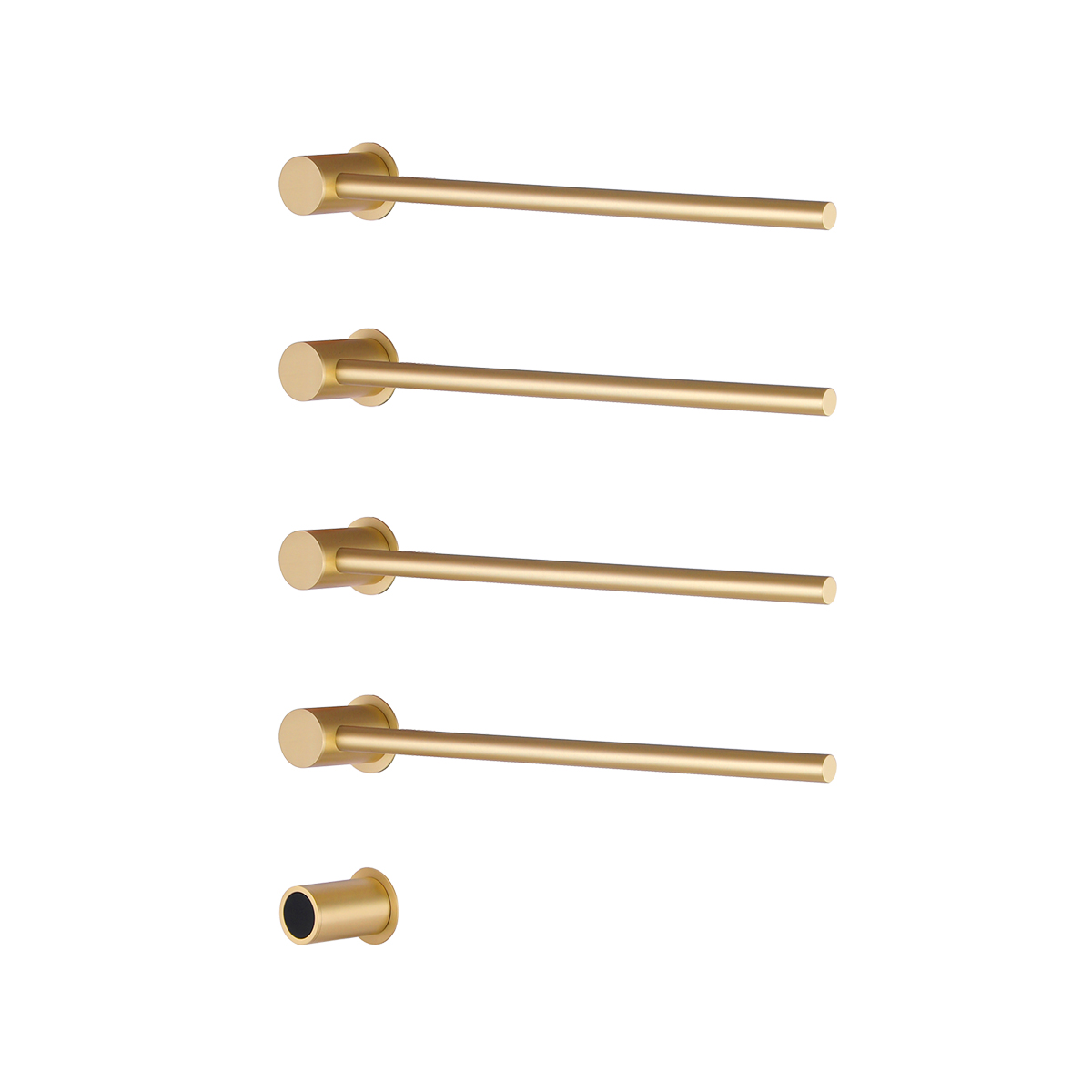 Полотенцесушитель электрический Raglo встраиваемый сенсорный с терморегулятором, сатин золотой (R350.52.03) - фото 1