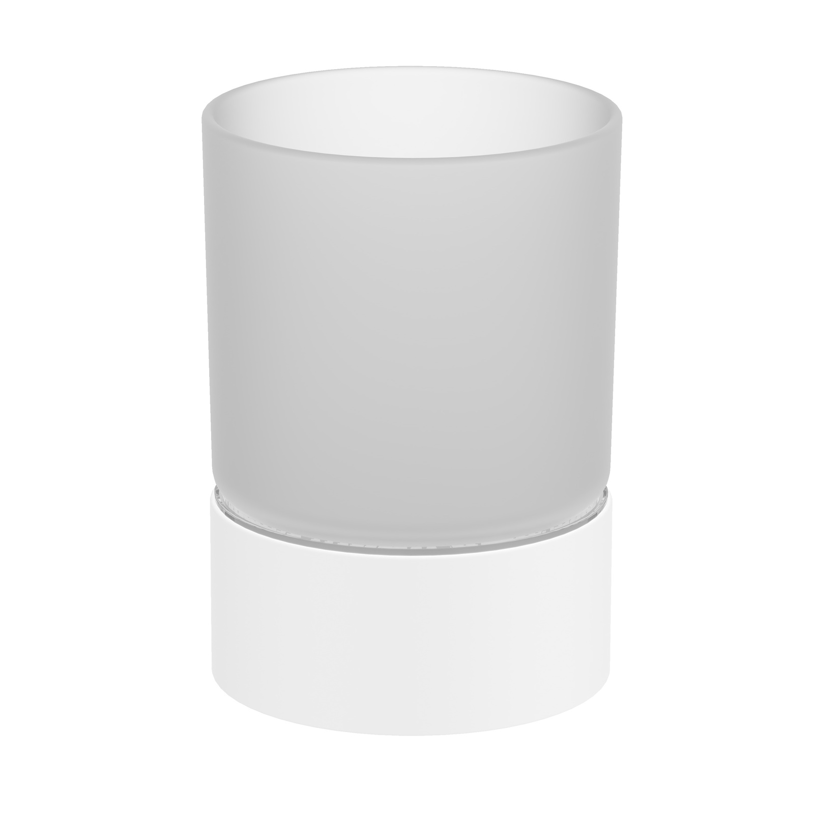 Стакан настольный для зубных щеток Timo Saona белый матовый (13231/16)