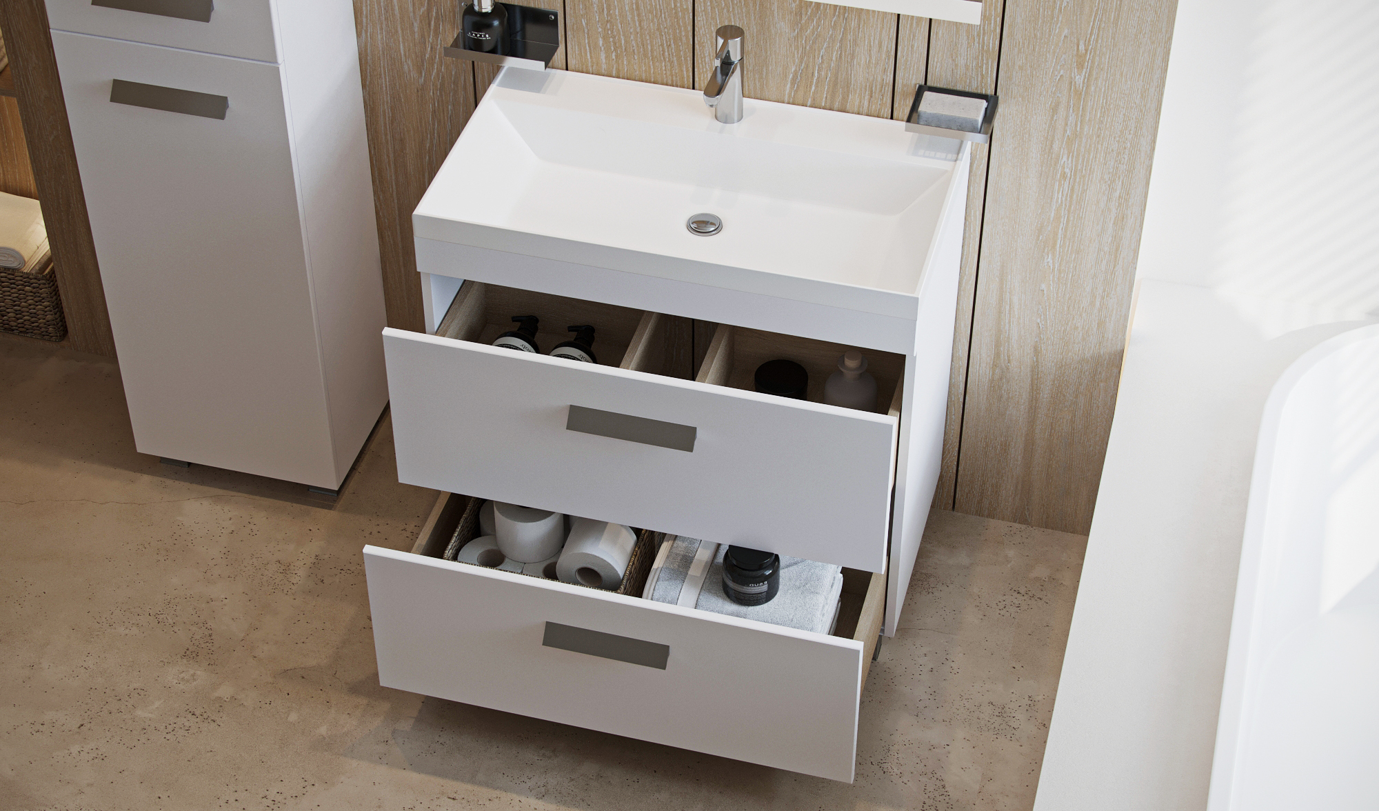 Раковина VIGO Classica 80 без перелива (Madera) (rkCla.80-81) - фото 3