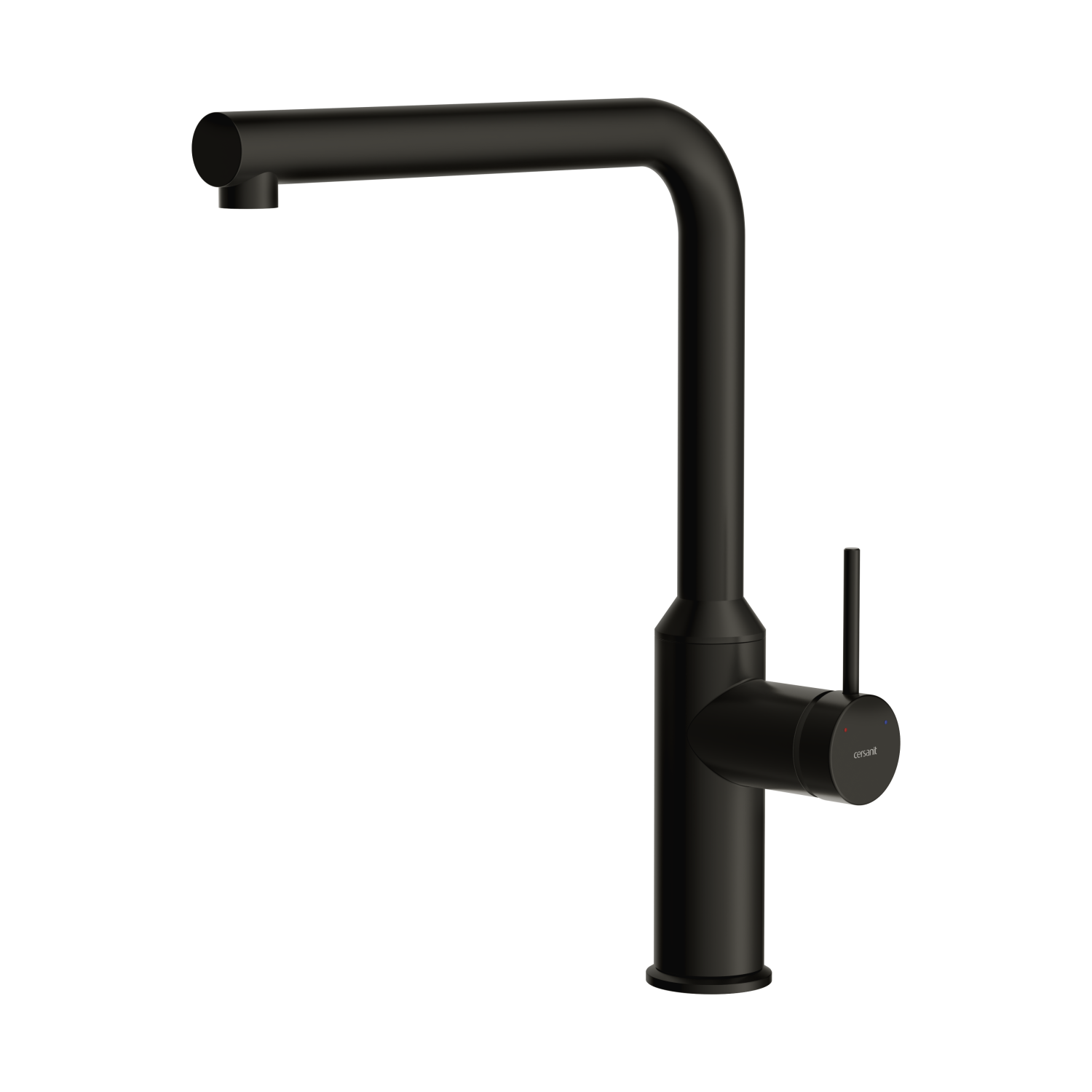 Смеситель для кухни Cersanit FLAVIS однорычажный черный (68240) - фото 1