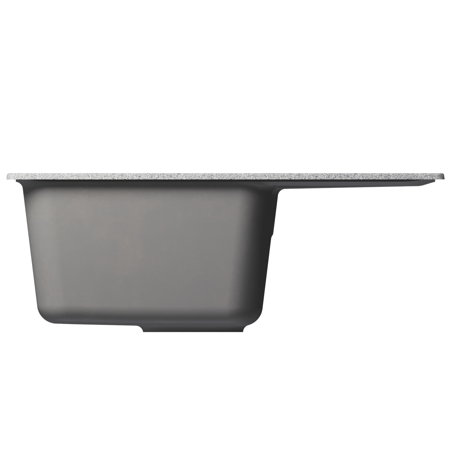 Мойка MIXLINE ML-GM26 С КРЫЛОМ, ТЕМНО-СЕРАЯ (309), 580*470*190ММ (552078) Мойка MIXLINE ML-GM26 С КРЫЛОМ, ТЕМНО-СЕРАЯ (309), 580*470*190ММ (552078) - фото 3