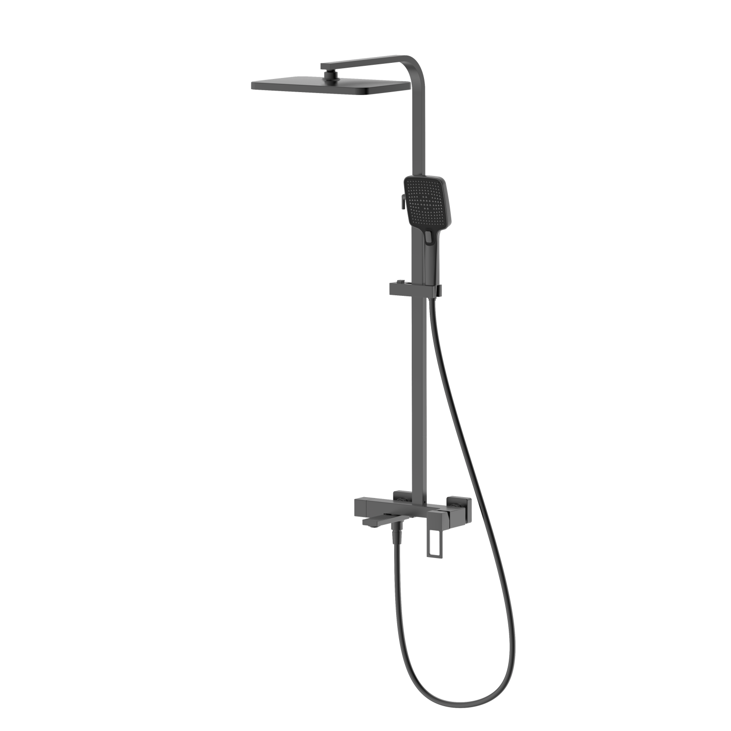 Душевая система со смесителем DQ Dortmund графит (DA1713706) - фото 1