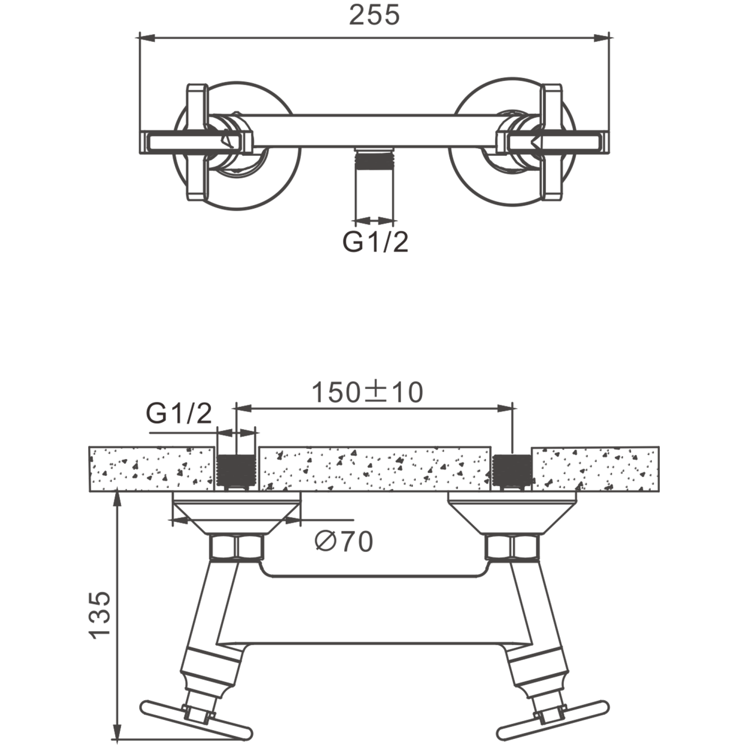 Смеситель для душа BELZ B832 с аксессуарами (B20832) - фото 3