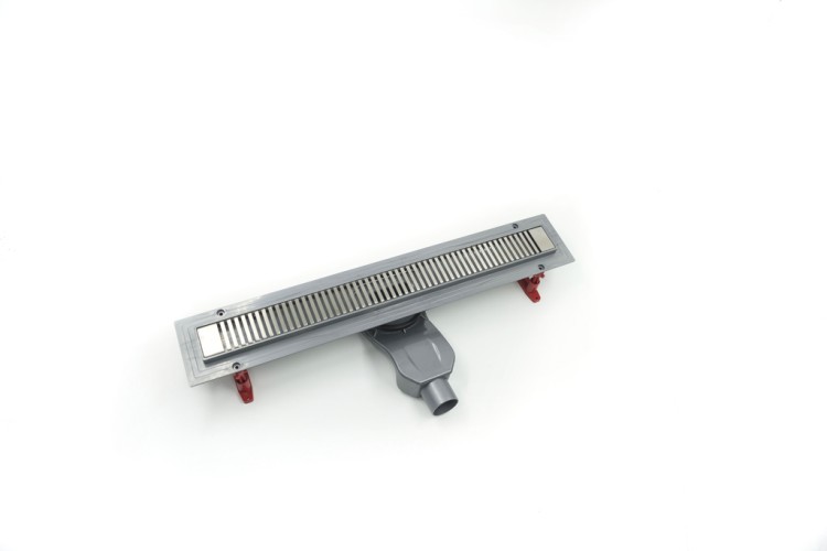Дренажный канал Timo 65см с решеткой STRIP из нержавеющей стали Basic (BLSG-65 S50R) - фото 1
