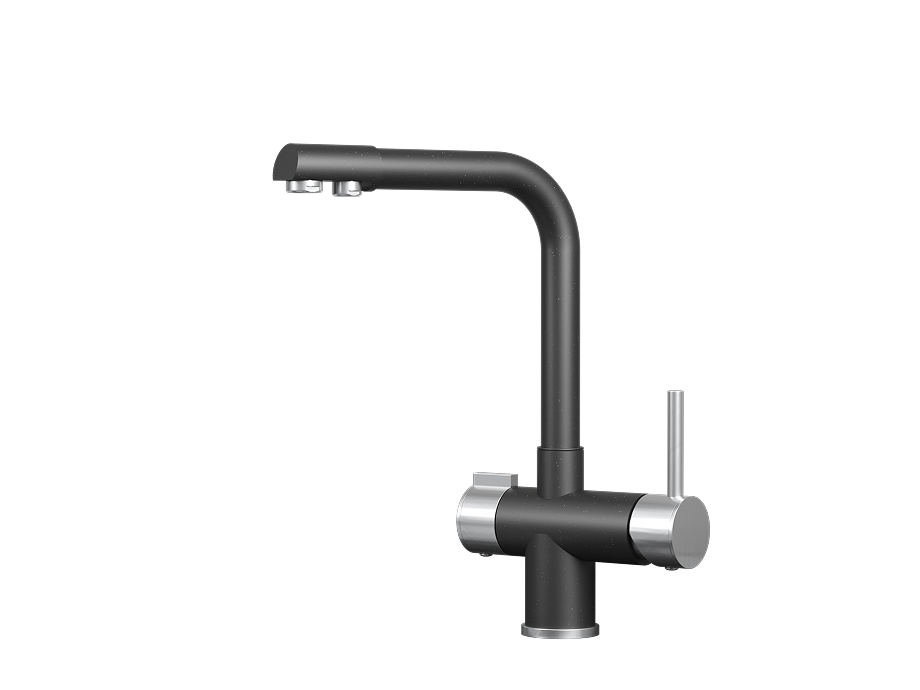 Смеситель для кухни GRANULA (5008, ШВАРЦ) - фото 1