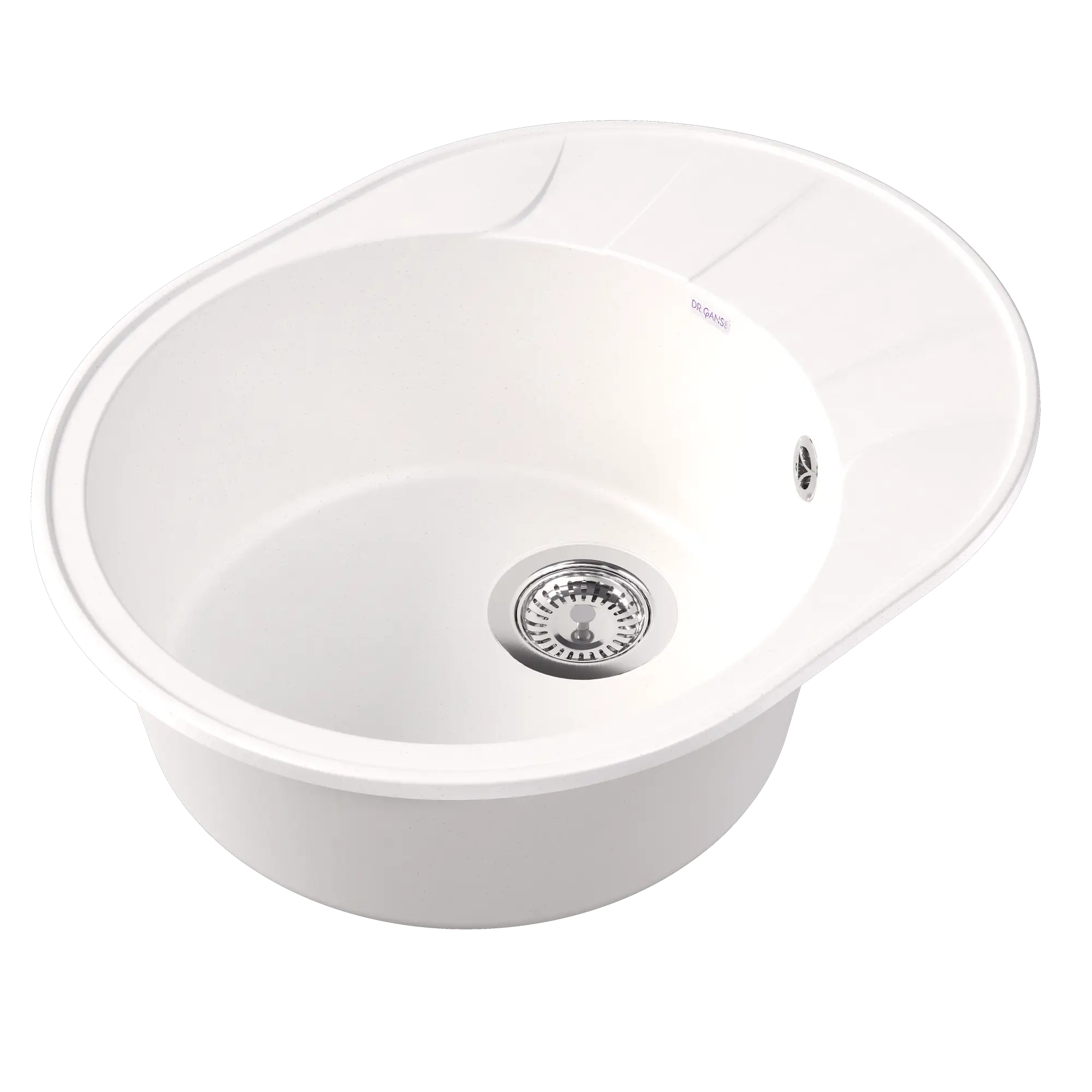 Мойка DrGans "Виола" 580, белый СМс (25.140.B0580.401) - фото 1