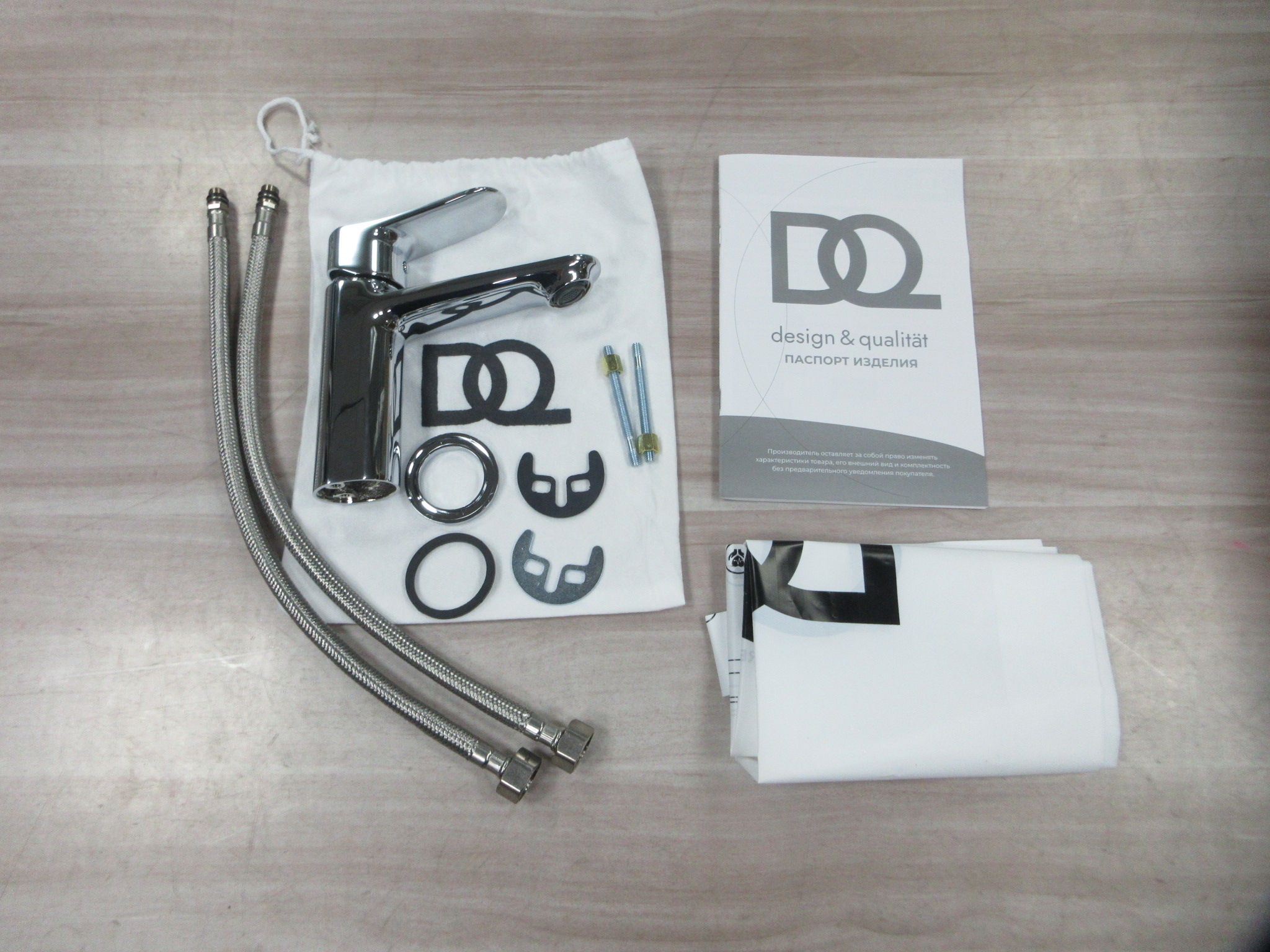 Смеситель для раковины DQ Leipzig хром (DA1762101) - фото 6