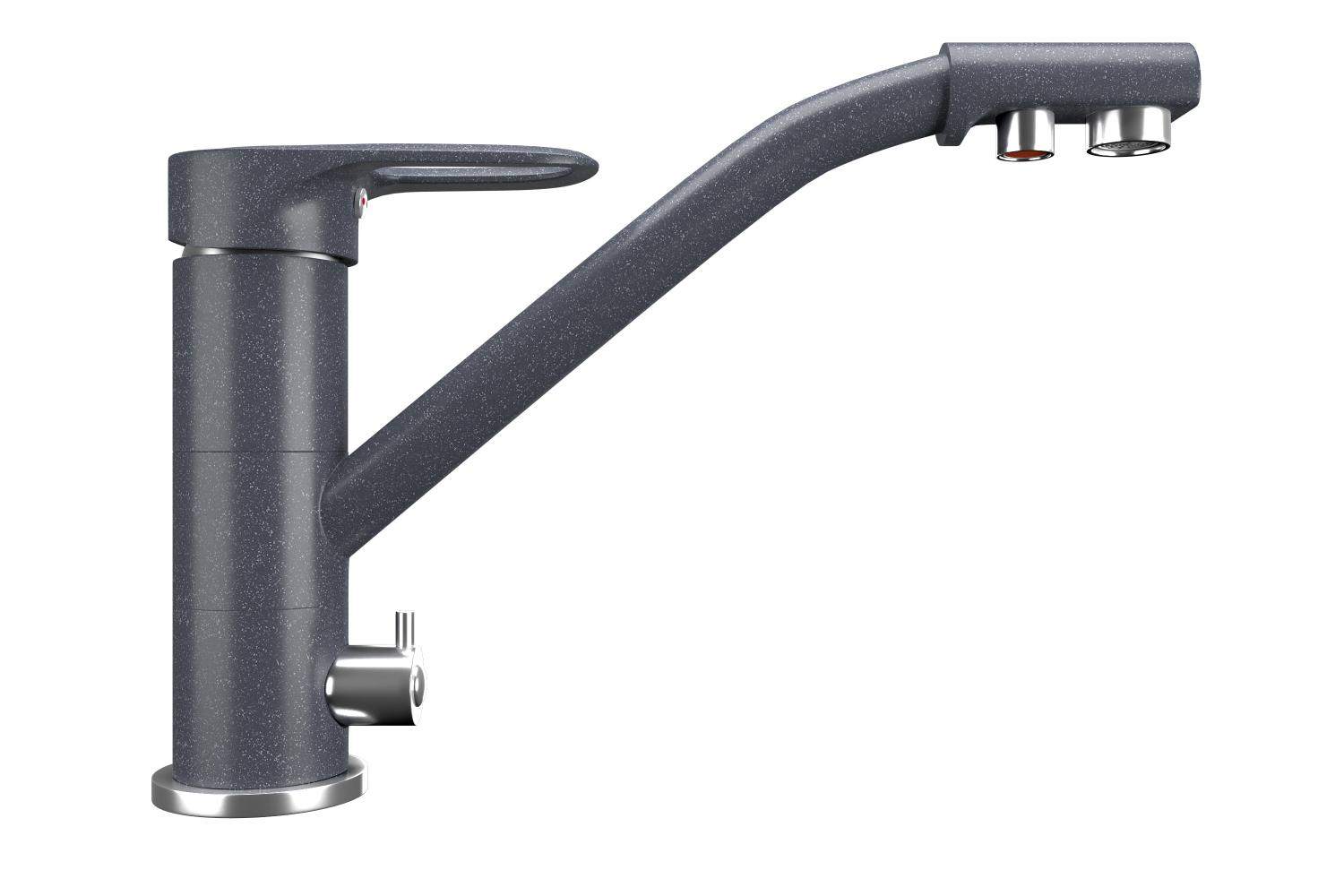 Смеситель для кухни ULGRAN Classic антрацит (U-010-343) - фото 1