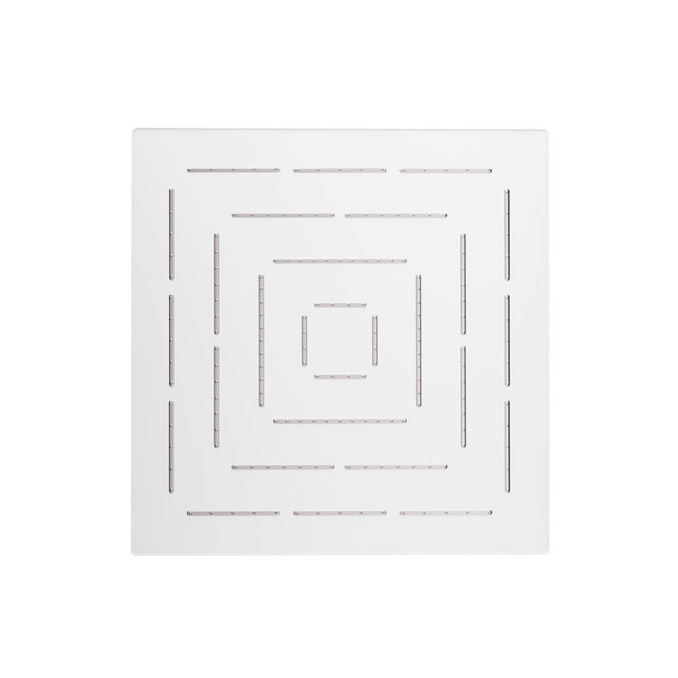 Верхний душ Jaquar Maze 1-режимный, 300х300 мм, белый матовый (OHS-WHM-1639) - фото 1