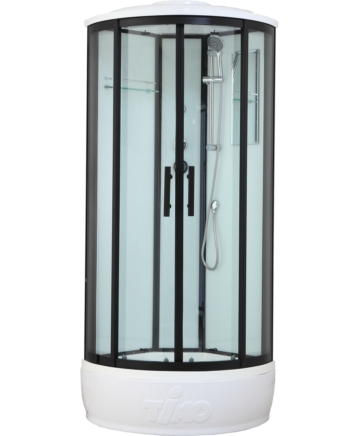 Душевая кабина Timo Standart Black 80*80*220  (T-6680B) - фото 1