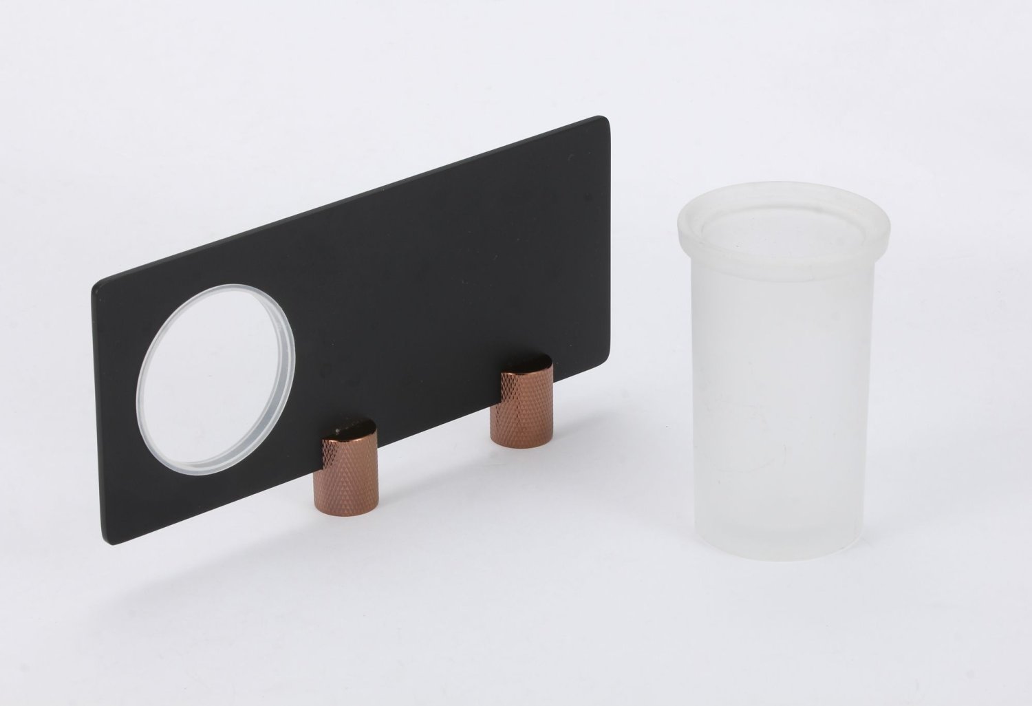 Стакан стеклянный с настенным держателем Savol (S-002158HD) - фото 2