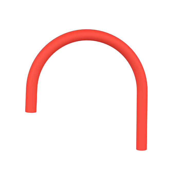 Сменный гибкий шланг для смесителя IDDIS Kitchen Line силикон, цвет красный (FSPRD00i59) - фото 1